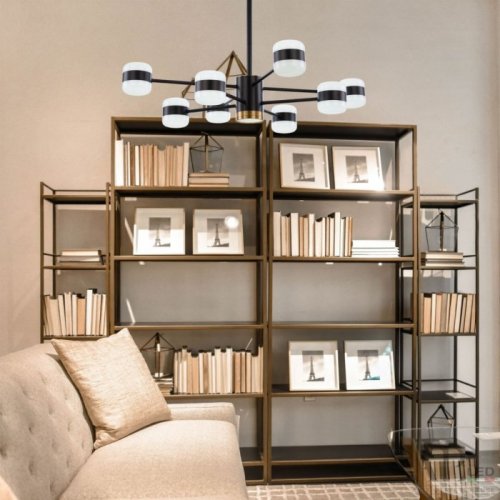 Потолочная люстра Ferrara 3307.6296-8 Black Потолочная люстра Ferrara 3307.6296-8 Black