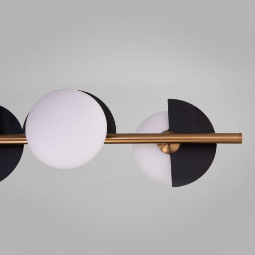 Подвесной светильник Eurosvet Moity 70149/6 черный/латунь Smart Подвесной светильник Eurosvet Moity 70149/6 черный/латунь Smart