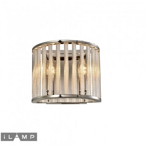 Настенный светильник iLamp Qeens W9501-2 NIC Настенный светильник iLamp Qeens W9501-2 NIC
