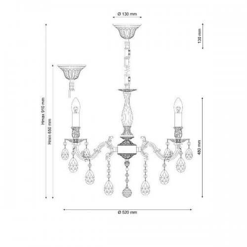 Подвесная люстра Lucia Tucci Firenze 141.5 Antique Подвесная люстра Lucia Tucci Firenze 141.5 Antique