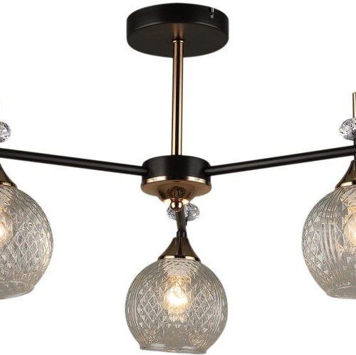 Потолочная люстра Reluce 04892-0.3-03 COFFEE+FGD Потолочная люстра Reluce 04892-0.3-03 COFFEE+FGD