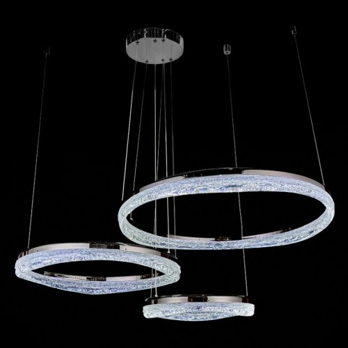 Подвесная люстра Celeste LE7768/800-3F Black Chrome