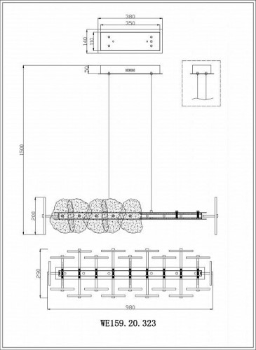 Подвесной светильник Wertmark Nicola WE159.20.323