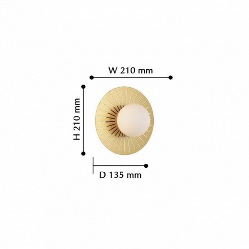 Настенный светильник Favourite Sonnenblume 2356-1W Настенный светильник Favourite Sonnenblume 2356-1W