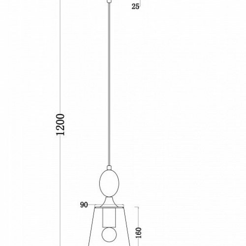 Подвесной светильник Sofi FR2022PL-01CH