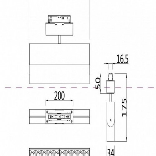 Светильник на штанге Maytoni Points TR015-2-20W4K-W