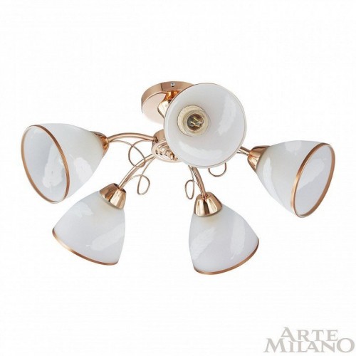 Потолочная люстра Arte Milano Napoli-6966 336966/5 FGD Потолочная люстра Arte Milano Napoli-6966 336966/5 FGD