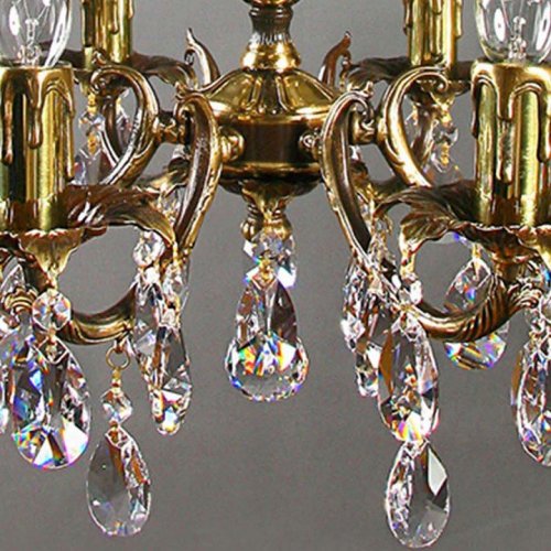 Подвесная люстра Ambiente by Brizzi Benisa 2226/6 PB Tear Drop Подвесная люстра Ambiente by Brizzi Benisa 2226/6 PB Tear Drop