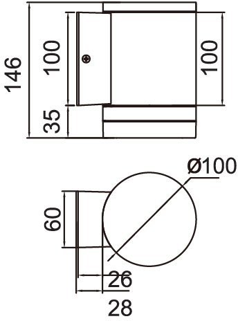 Архитектурная подсветка Oasis Light TUBE 6047 R