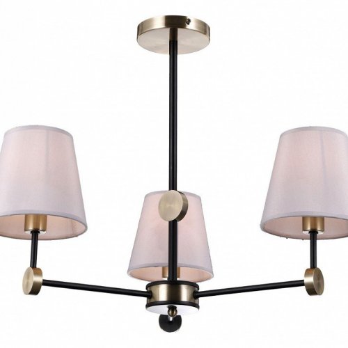 Потолочная люстра Illumico IL0394-3CSQ-24 BK AB CASTOR Потолочная люстра Illumico IL0394-3CSQ-24 BK AB CASTOR