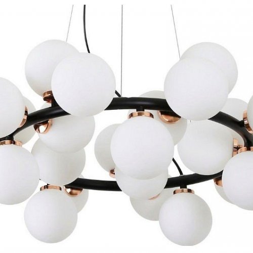 Подвесная люстра Lumina Deco Marsiada LDP 6033-25 BK+MD