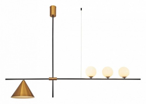 Светильник на штанге Indigo Breve 12023/4R Brass Светильник на штанге Indigo Breve 12023/4R Brass