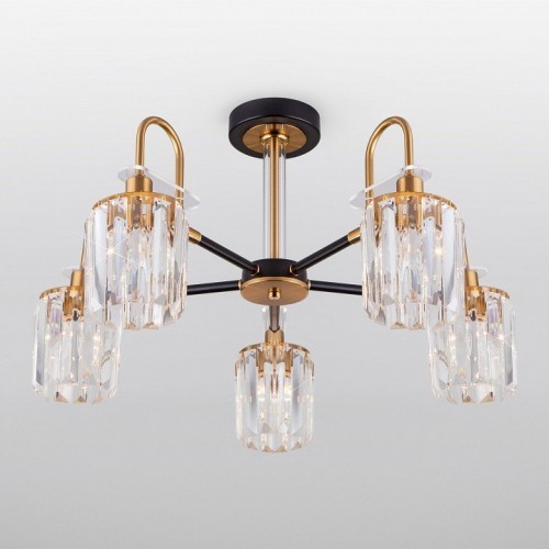 Потолочная люстра Eurosvet Tenia 70090/5 черный