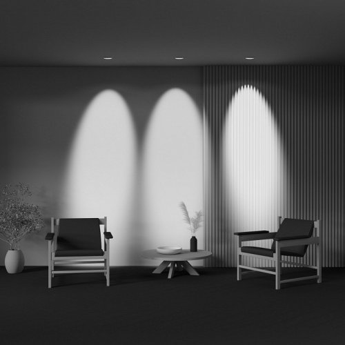 Точечный светильник Maytoni Lens DL105-12W4K-W