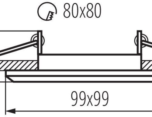 Точечные светильники Kanlux ALREN R DTL-B 26757