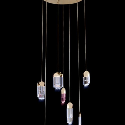 Подвесная люстра Natali LE7771/7 Gold