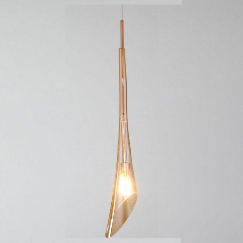 Подвесной светильник Eurosvet Folio 50224/1 янтарный Подвесной светильник Eurosvet Folio 50224/1 янтарный