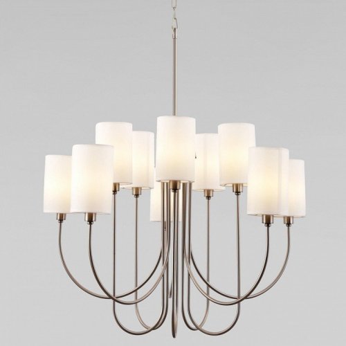 Подвесная люстра Eurosvet Abbey 60164/10 никель Подвесная люстра Eurosvet Abbey 60164/10 никель