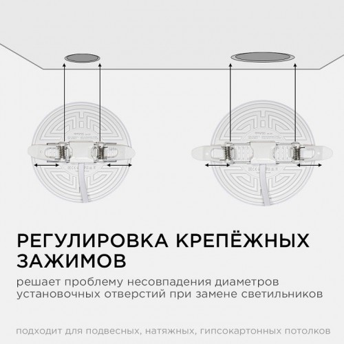 Встраиваемый светильник Apeyron Electrics  06-107