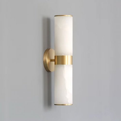 Бра Wall lamp 6483W/B brass/white