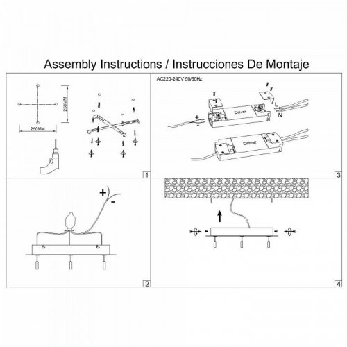 Подвесная люстра Mantra Arrecife 9365+9220 (5L)