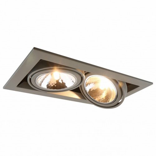 Точечный встраиваемый светильник Arte Lamp 5949 A5949PL-2GY Точечный встраиваемый светильник Arte Lamp 5949 A5949PL-2GY
