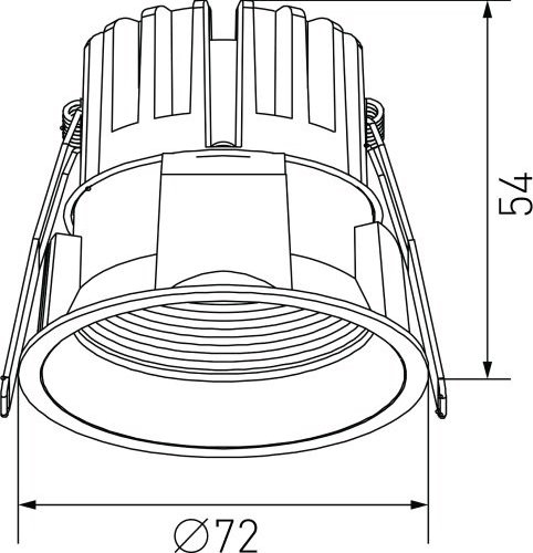 Точечный светильник DesignLed DL-RE DL-RE1202-WH-NW