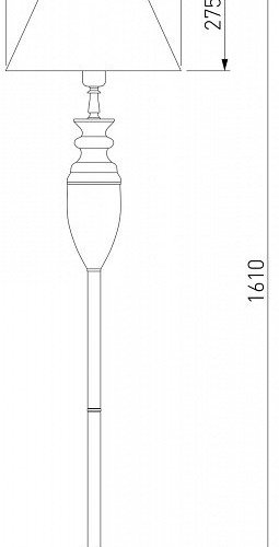 Торшер Eurosvet 9 009/1T GR (зеленый)