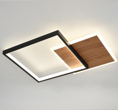 Потолочная люстра  Ferre CLL-1-60-RC BK +Wood