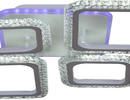 Потолочная светодиодная люстра Reluce 08869-0.3-2+2 WH (RGB)