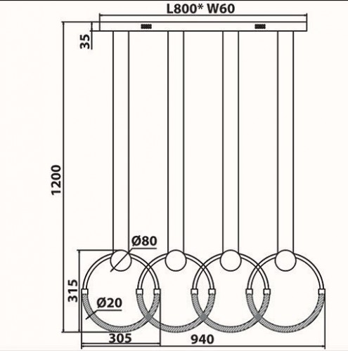 Подвесной светильник Ambrella light COMFORT FL10598