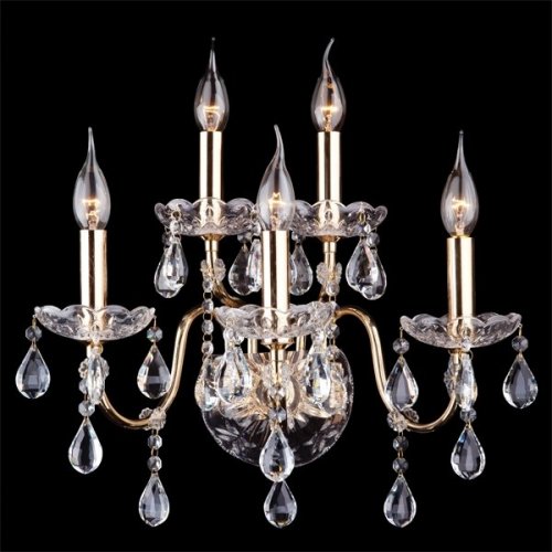 Бра 3600 3600/5 золото / прозрачный хрусталь