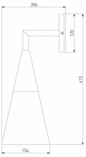 Уличный настенный светильник Elektrostandard Vesto 35171/D a066198