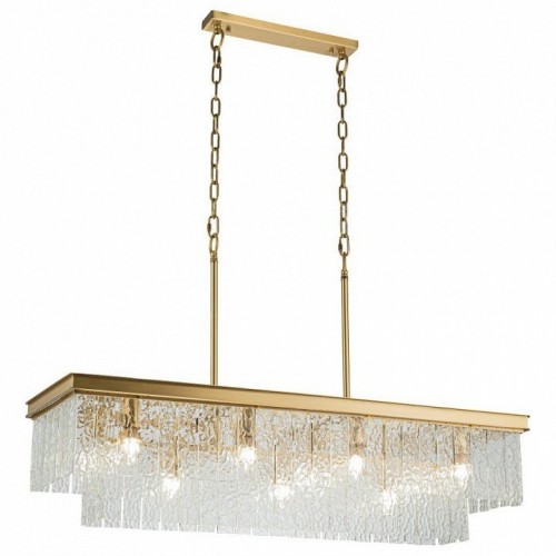 Подвесная люстра Belfast Harland 6308-10C BR CL Подвесная люстра Belfast Harland 6308-10C BR CL