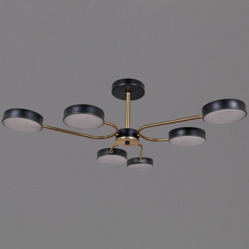 Потолочная люстра 03325-0.3-06 BK+COPPER Потолочная люстра 03325-0.3-06 BK+COPPER