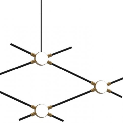 Подвесной светильник DeLight Collection Molecular MD18001067-4A black/gold