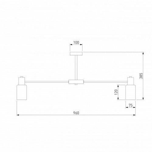 Потолочная люстра Eurosvet Vegga 70160/12 латунь Smart