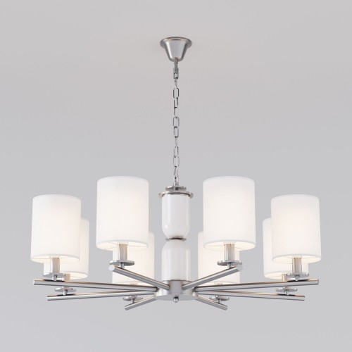Подвесная люстра Eurosvet Caprera 60146/8 никель