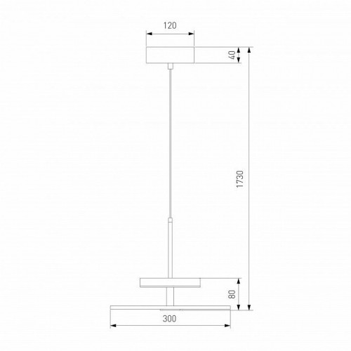 Подвесной светильник Eurosvet Thasos 40342 LED черный