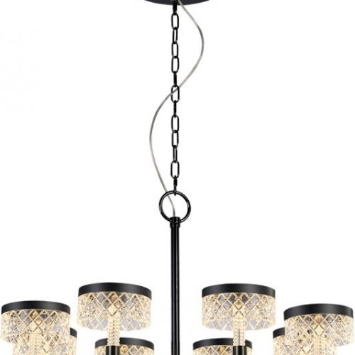 Подвесная люстра DeLight Collection Diamond cut MD21020075-8A matt black