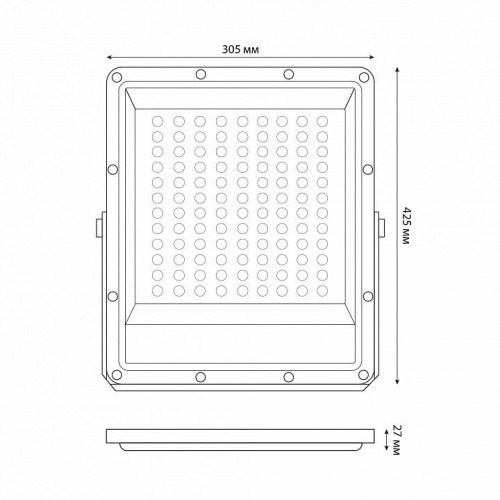 Настенно-потолочный прожектор Uniel ULF-F51D UL-00012761