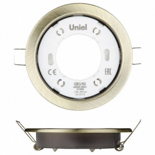Встраиваемый светильник Uniel GX53-H2 UL-00005056 Встраиваемый светильник Uniel GX53-H2 UL-00005056