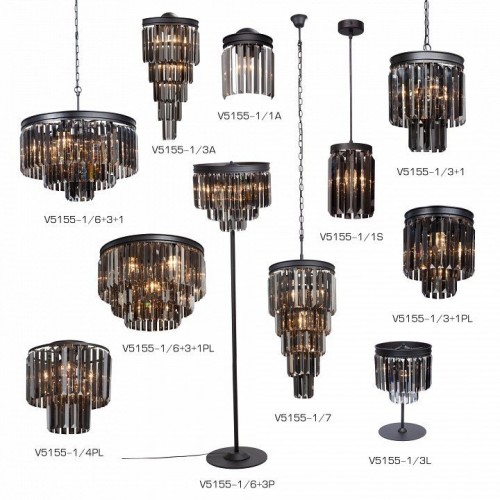 Потолочная люстра Vitaluce V5155-1/4PL