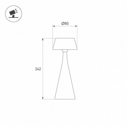 Настольная лампа декоративная Arlight TOMMY 056087 Настольная лампа декоративная Arlight TOMMY 056087
