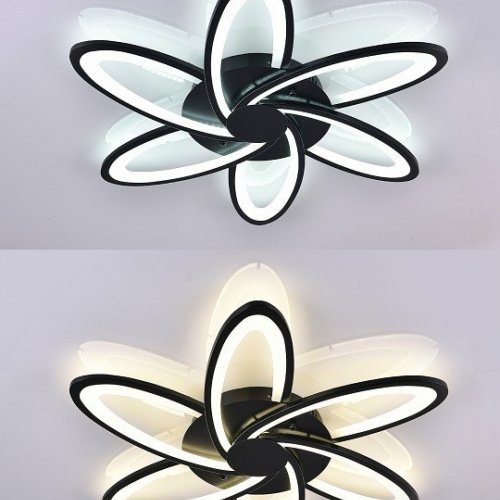 Потолочная люстра Natali Kovaltseva High-tech Led Lamps HIGH-TECH LED LAMPS 82008 BLACK