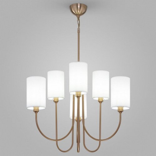 Люстра на штанге Eurosvet Abbey 60164/6 латунь Люстра на штанге Eurosvet Abbey 60164/6 латунь