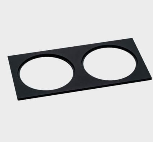 Рамка декоративная Italline IT02-QRS2 black Рамка декоративная Italline IT02-QRS2 black