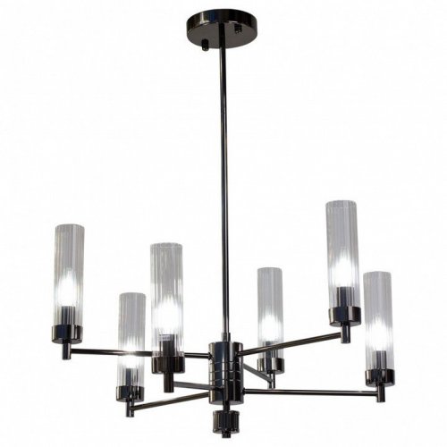 Люстра на штанге AM-Group INDIGO INDIGO SP6 PEARL BLACK Люстра на штанге AM-Group INDIGO INDIGO SP6 PEARL BLACK