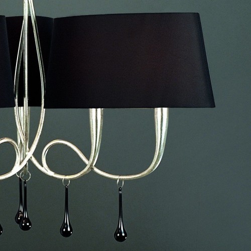 Подвесная люстра Mantra Paola Silver Painting 3530 Подвесная люстра Mantra Paola Silver Painting 3530