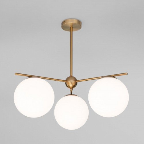 Люстра на штанге Eurosvet Marbella 60147/3 латунь Люстра на штанге Eurosvet Marbella 60147/3 латунь